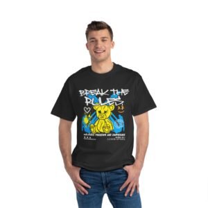 Break the Rules Unlimited Freedom Bear X Symbol Beefy-T Cotton Tee